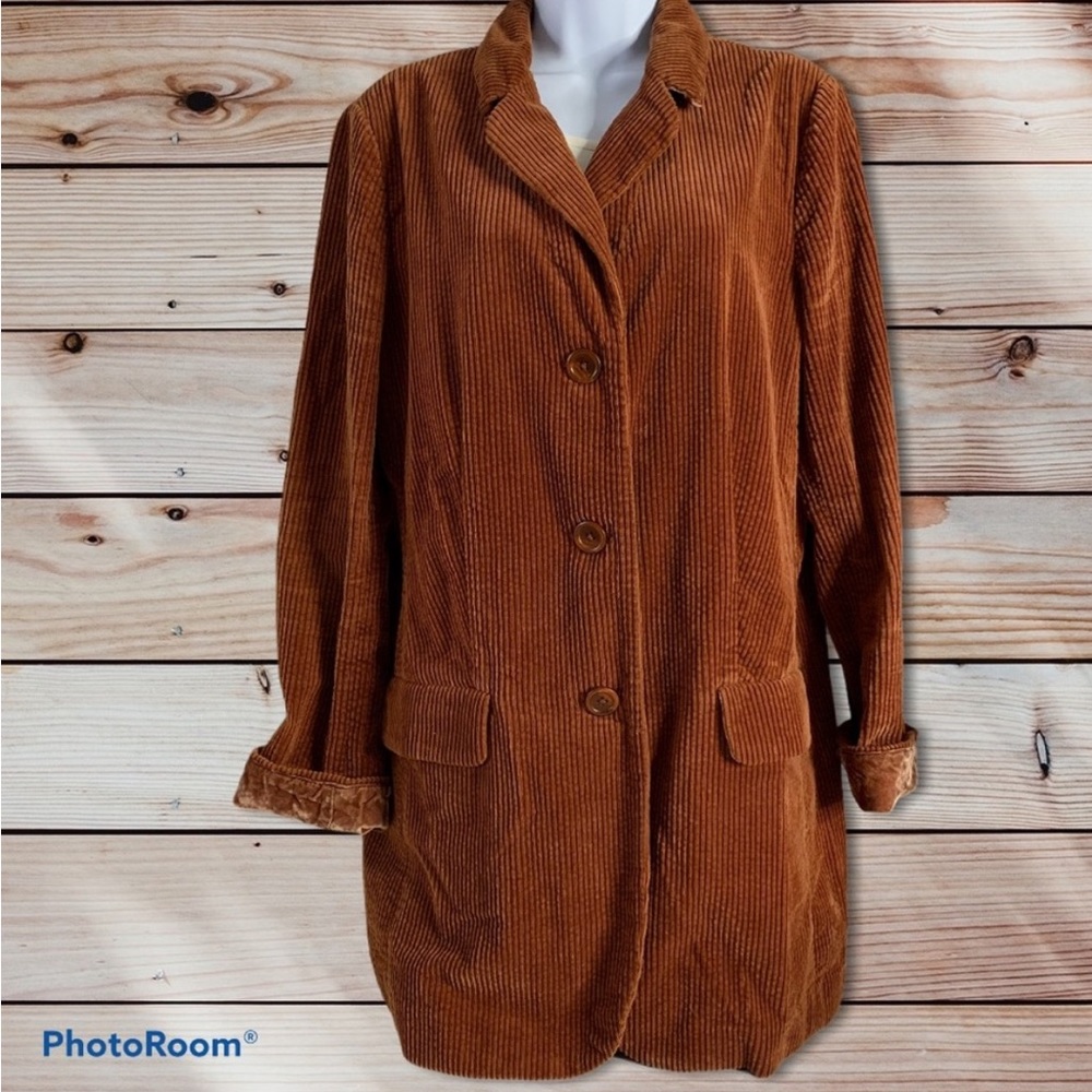 J JILL - Corduroy Boyfriend Blazer (size M) EUC